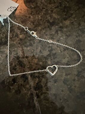 Delicate 925 Silver Heart Bracelet - Women Jewelry